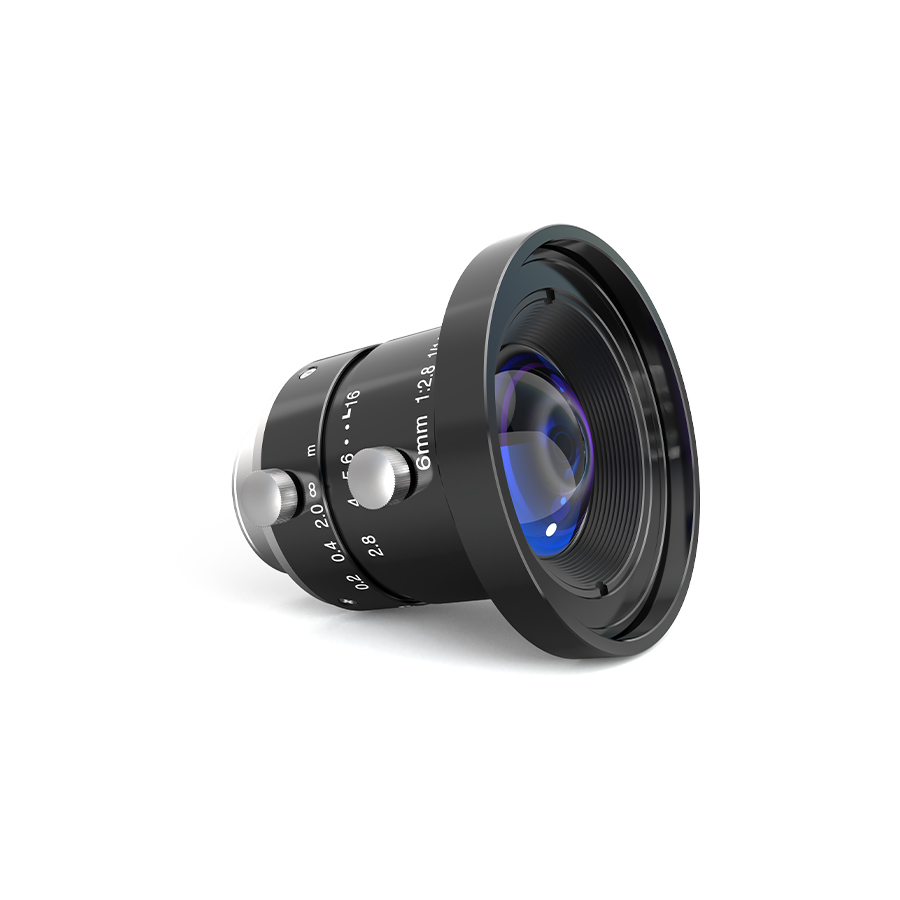 6mm 1/1.7" F2.8 12M 无热化定焦镜头