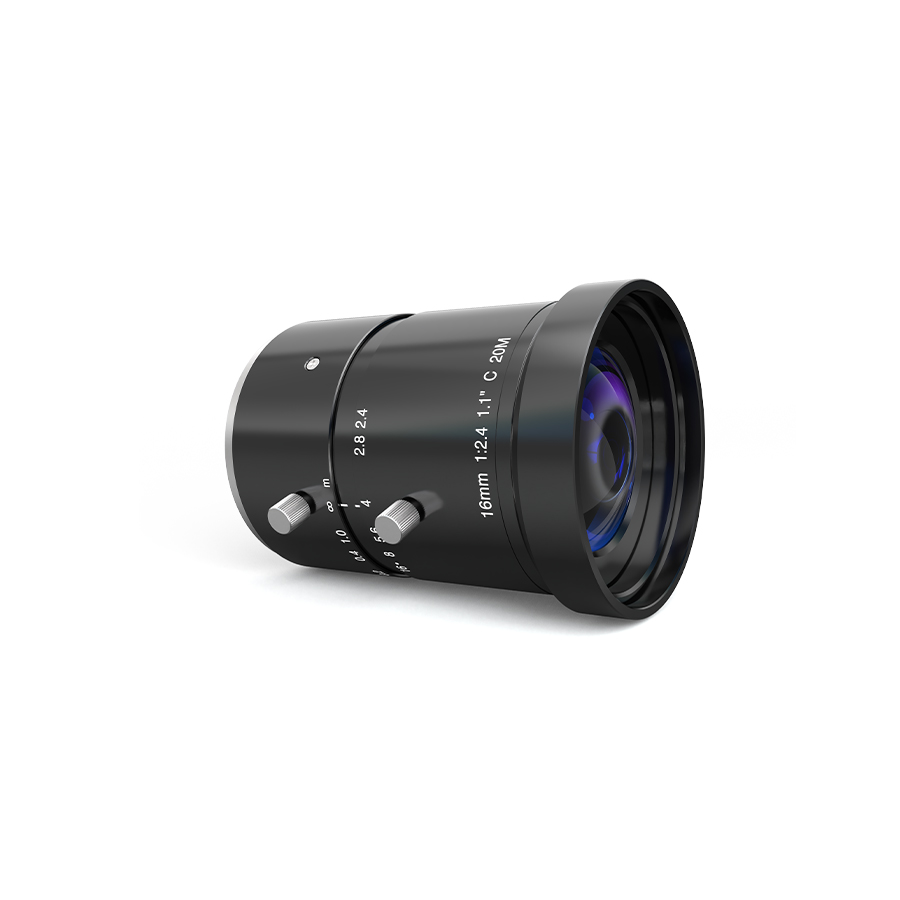 16mm 1.1" F2.4 20M 无热化定焦镜头